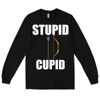 Black Studip Cupid Long Sleeve Tee - Bettercallsaul