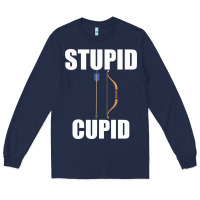 Navy Studip Cupid Long Sleeve Tee - Bettercallsaul
