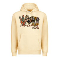 Pina Colada peace love dog mama Premium Hoodie - RacoonDesign