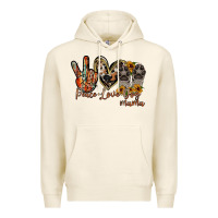 Tofu peace love dog mama Premium Hoodie - RacoonDesign