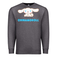 Charcoal Heather cinnamoroll character front and back t shirt Premium Sweatshirt - linhVisuals