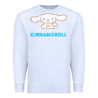 White cinnamoroll character front and back t shirt Premium Sweatshirt - linhVisuals