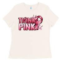 Bone Think pink Cancer Awareness Ladies Tee - FaDigitalArtStudio