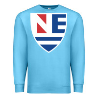 Ocean Blue new england college shield vectorized Premium Sweatshirt - linhVisuals