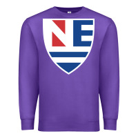 Purple new england college shield vectorized Premium Sweatshirt - linhVisuals