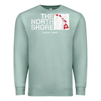Seafoam hawaii islands north shore haleiwa vintage style t shirt Premium Sweatshirt - linhVisuals