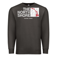 Smoke hawaii islands north shore haleiwa vintage style t shirt Premium Sweatshirt - linhVisuals