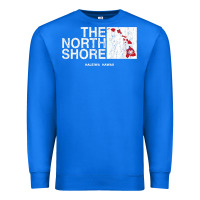 True Royal hawaii islands north shore haleiwa vintage style t shirt Premium Sweatshirt - linhVisuals