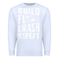 White drone tshirt shirts for multicopter boy men kids fpv pilot t shirt Premium Sweatshirt - linhVisuals