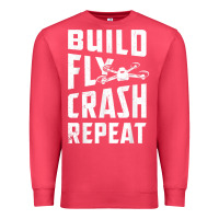 Cardinal drone tshirt shirts for multicopter boy men kids fpv pilot t shirt Premium Sweatshirt - linhVisuals