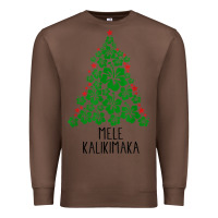Chestnut hawaiian christmas tree mele kalikimaka hawaii tropical t shirt Premium Sweatshirt - linhVisuals