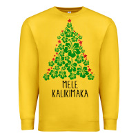 Lemon hawaiian christmas tree mele kalikimaka hawaii tropical t shirt Premium Sweatshirt - linhVisuals