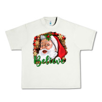 Pistachio Believe And Santa Urban Heavy Tee - BundleAndBundleShop