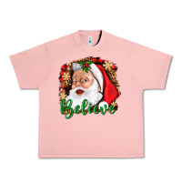 Salmon Believe And Santa Urban Heavy Tee - BundleAndBundleShop