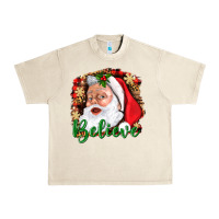 Sandshell Believe And Santa Urban Heavy Tee - BundleAndBundleShop
