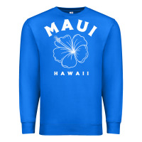 True Royal hawaii flower for women hibiscus maui hawaii t shirt Premium Sweatshirt - linhVisuals