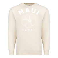 Sandshell hawaii flower for women hibiscus maui hawaii t shirt Premium Sweatshirt - linhVisuals