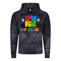 Cloud Black It's Okay To Be Different Vintage Hoodie - CowhideDigitalArt