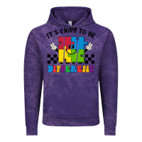 Cloud Purple It's Okay To Be Different Vintage Hoodie - CowhideDigitalArt