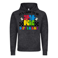 Vintage Black It's Okay To Be Different Vintage Hoodie - CowhideDigitalArt