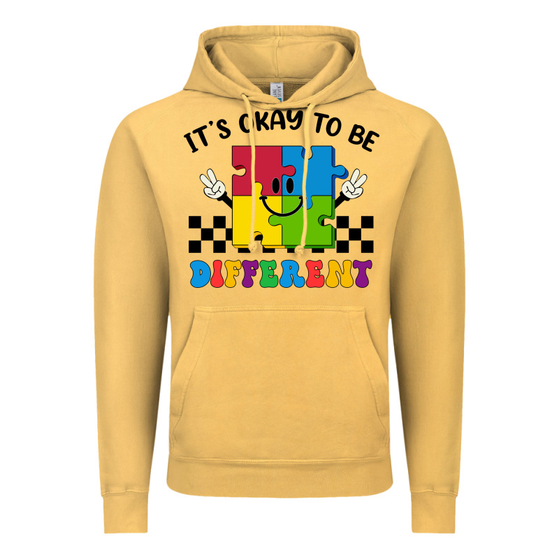 It's Okay To Be Different Vintage Hoodie by CowhideDigitalArt | Teevron