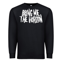 Black be happy Premium Sweatshirt - linhVisuals