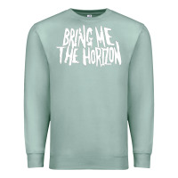 Seafoam be happy Premium Sweatshirt - linhVisuals