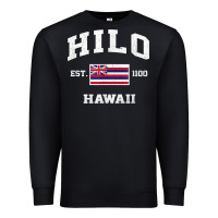 Hilo Hawaii Hi Vintage State Athletic Style T Shirt Premium Sweatshirt | Teevron