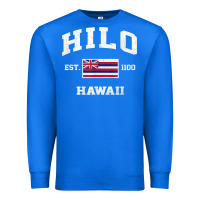 True Royal hilo hawaii hi vintage state athletic style t shirt Premium Sweatshirt - linhVisuals