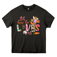 Asphalt oh how he loves us Heavy Core Tee - CowGirlArtShop