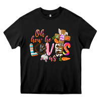 Black oh how he loves us Heavy Core Tee - CowGirlArtShop