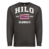 Smoke hilo hawaii hi vintage state athletic style t shirt Premium Sweatshirt - linhVisuals