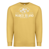 Antique Gold marco island fl florida's last paradise paradise coast raglan baseball Premium Sweatshirt - linhVisuals