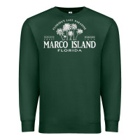 Sports Green marco island fl florida's last paradise paradise coast raglan baseball Premium Sweatshirt - linhVisuals
