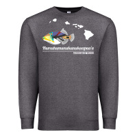 Charcoal Heather humuhumunukunukuapua'a hawaii state fish t shirt Premium Sweatshirt - linhVisuals
