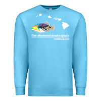 Ocean Blue humuhumunukunukuapua'a hawaii state fish t shirt Premium Sweatshirt - linhVisuals