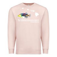 Pale Pink humuhumunukunukuapua'a hawaii state fish t shirt Premium Sweatshirt - linhVisuals
