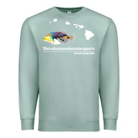 Seafoam humuhumunukunukuapua'a hawaii state fish t shirt Premium Sweatshirt - linhVisuals
