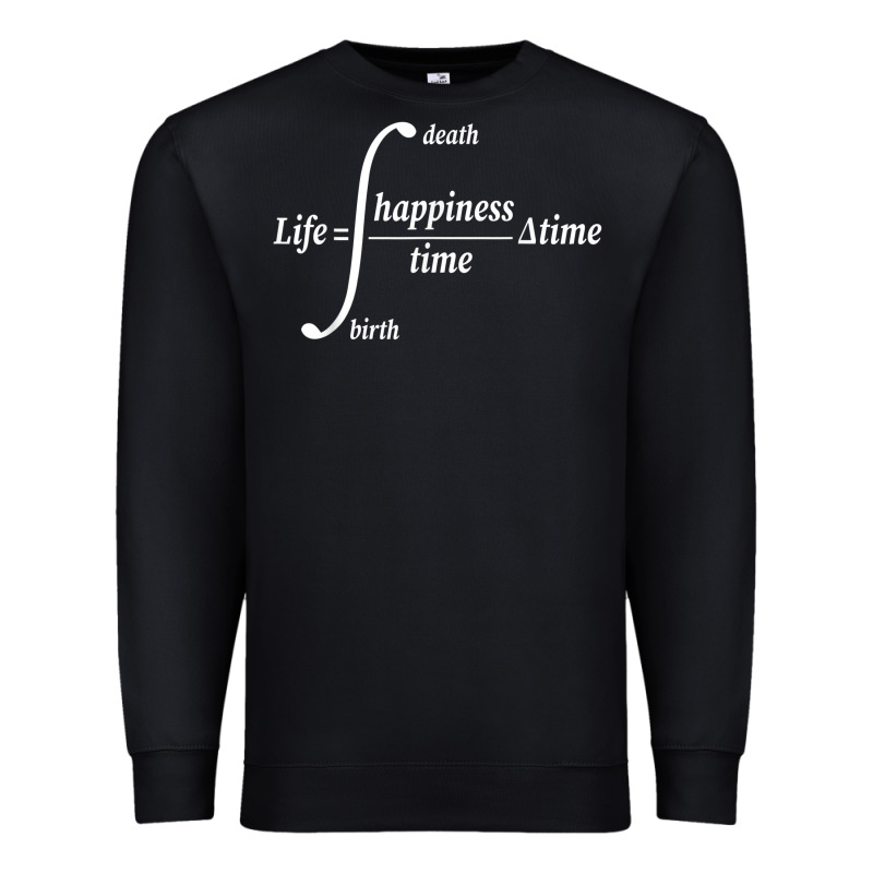Math Teacher Integral Of Life Happiness Time Geeky Math Premium Sweatshirt by linhVisuals | Teevron