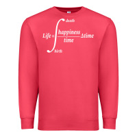 Cardinal math teacher integral of life happiness time geeky math Premium Sweatshirt - linhVisuals