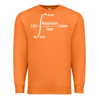 Carrot math teacher integral of life happiness time geeky math Premium Sweatshirt - linhVisuals