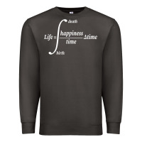 Smoke math teacher integral of life happiness time geeky math Premium Sweatshirt - linhVisuals