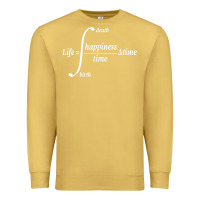 Antique Gold math teacher integral of life happiness time geeky math Premium Sweatshirt - linhVisuals