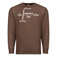 Chestnut math teacher integral of life happiness time geeky math Premium Sweatshirt - linhVisuals