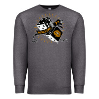 Charcoal Heather Dirty honey Premium Sweatshirt - linhVisuals