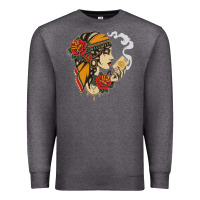 Charcoal Heather Dirty honey Premium Sweatshirt - linhVisuals