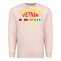 Pale Pink da nang vietnam war veteran military Premium Sweatshirt - linhVisuals