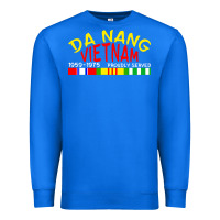 True Royal da nang vietnam war veteran military Premium Sweatshirt - linhVisuals