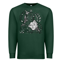 Sports Green chloe x halle playing one off at sob black white Premium Sweatshirt - linhVisuals