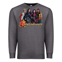 Charcoal Heather descendants poster Premium Sweatshirt - linhVisuals